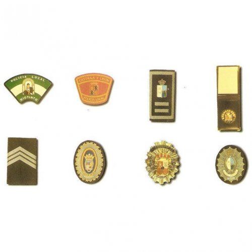 Escudos y emblemas para policía